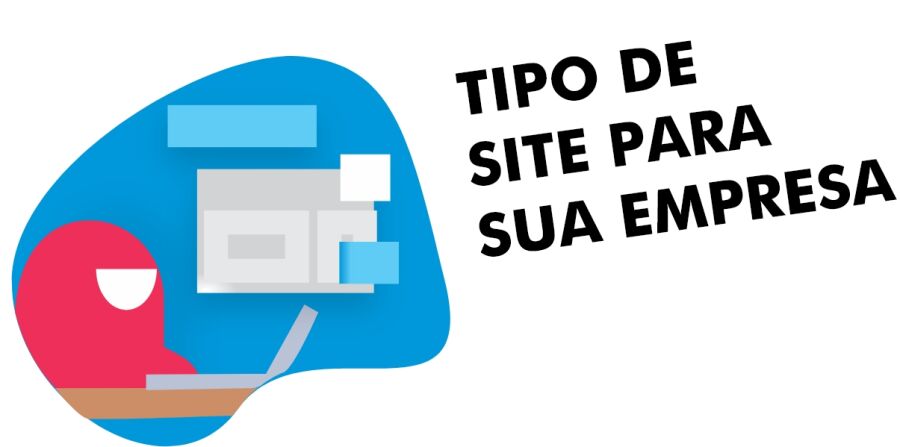 Imagem Ilustração Tipo de Site Empresa